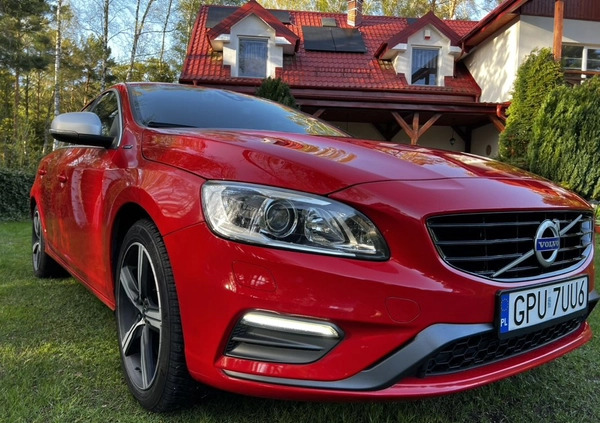 Volvo V60 cena 74900 przebieg: 158000, rok produkcji 2016 z Puck małe 232